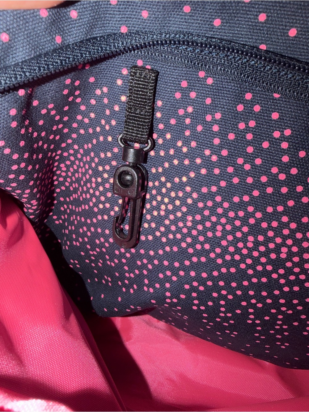 Kavu Black Crossbody with Pink Dot Print - Picture 7 of 10